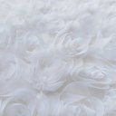 Сетка с цветами розы "Молочный"