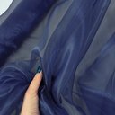 Органза "Сапфировый синий"