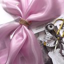 Органза Кристалон "Розовый для барби"