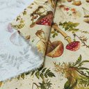 Хлопок с принтом "Грибы"