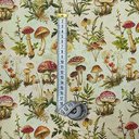 Хлопок с принтом "Грибы"