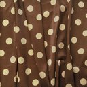 Атлас молочный шоколад в бежевый горошек кр