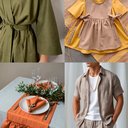 Лен -стрейч "Какао"