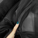 Органза "Черный"