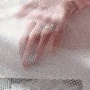 Фатин с глиттером "Молочный"