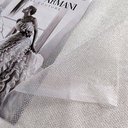 Фатин с глиттером "Молочный"