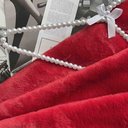 Мех искусственный "Красный"