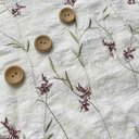 Лён с вышивкой "Полевые цветы"