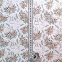 Хлопок с принтом "Зайцы" белый