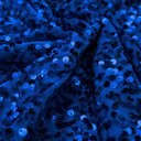 Бархат гладкий "Синий" с пайетками