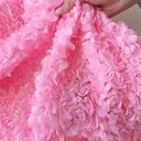 Сетка с цветами гортензия "Розовый"