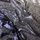 Пайетки Омбре Серебро с Темно- фиолетовым