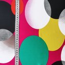 Атлас фуксия "Яркие шары"