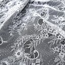 Кружево шантильи "Молочное" узор 3 (купон 3 метра)