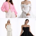 Сетка с цветами гортензия "Черный"