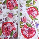 Сатин мерсеризованный принт "Гранат"