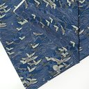 Хлопок с принтом "Лебеди"