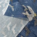 Хлопок с принтом "Лебеди"