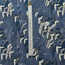 Хлопок с принтом "Лебеди"