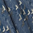 Хлопок с принтом "Лебеди"