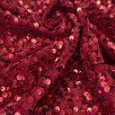 Бархат гладкий "Красный" с пайетками