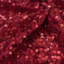 Бархат гладкий "Красный" с пайетками