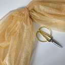 Фатин с глиттером "Золото"