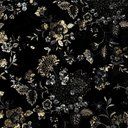 Бархат с вышивкой  Шарлотта "Черный"