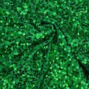 Бархат гладкий "Зеленый" с пайетками