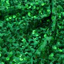 Бархат гладкий "Зеленый" с пайетками