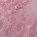 Сетка с цветами розы "Пудра"