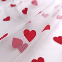 Еврофатин Luxe белый в красные сердечки