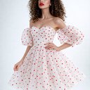 Еврофатин Luxe белый в красные сердечки