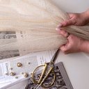 Еврофатин премиум "Телесный" с мелким глиттером