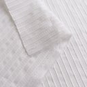 Батист фактурный полосы "Белый"