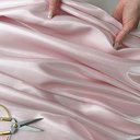 Атлас "Жидкий" "Бледно- розовый"