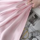 Атлас "Жидкий" "Бледно- розовый"