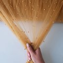 Фатин с бусинами "Золотой"