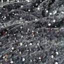 Бархат гладкий "Серый" с пайетками