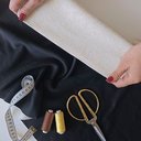 Трикотаж вискозный 290 гр "Черный" с начесом