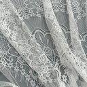 Кружево шантильи "Молочное" узор 4 (купон 3 метра)