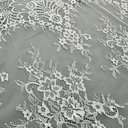 Кружево шантильи "Молочное" узор 4 (купон 3 метра)