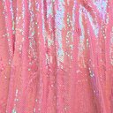 Пайетки на трикотаже розовые "Барби"