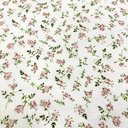 Батист принт мушка "розовые цветы NEW"