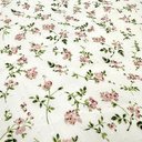 Батист принт мушка "розовые цветы NEW"