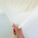 Фатин с бусинами "Айвори"