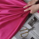 Атлас "Жидкий" "Фуксия"