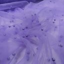 Фатин с бусинами "Пурпурное сердце"