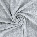 Велюр хлопковый "Светлый серый меланж"