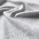 Велюр хлопковый "Светлый серый меланж"